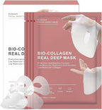 Bio-Collagen Overnight Face Mask – Korean Glass Skin Hydrogel Mask for Deep Hydration, Pigmentation Care, Anti-Aging & Pore Minimizing | Vitamin E & Centella