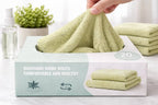 20PCS Disposable Microfiber Cleaning Cloths – Soft, Reusable Kitchen Towels in Tissue-Box Dispenser | Multi-Purpose Absorbent Rags for Household, Dishes, Hands & Surfaces