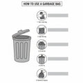 15 Garbage Bags  Extra Large (XL) Size 30 X 37 Inches  Biodegradable Dustbin Bag  Trash Bag
