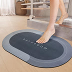 Super Absorbent Floor Mat Soft Carpet Non-Slip Bathing Room Rug Door Mat 40x60cm