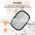 Pet Hair Removal Glove for Cats & Dogs, Five-Finger Electrostatic Pet Hair Gloves, Reusable Pet Hair Remover Tool for Clothing, Couch, Carpet, Car Seat (Pack of 1)