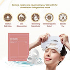 Bio-Collagen Overnight Face Mask – Korean Glass Skin Hydrogel Mask for Deep Hydration, Pigmentation Care, Anti-Aging & Pore Minimizing | Vitamin E & Centella