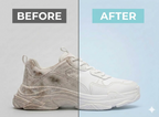 Shoe Form      Dispenses a dense, rich cleaning foam that spreads evenly across the surface of the shoe. It effectively lifts daily dirt, dust, and stubborn marks without over-saturating the material.
