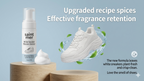 Shoe Form      Dispenses a dense, rich cleaning foam that spreads evenly across the surface of the shoe. It effectively lifts daily dirt, dust, and stubborn marks without over-saturating the material.